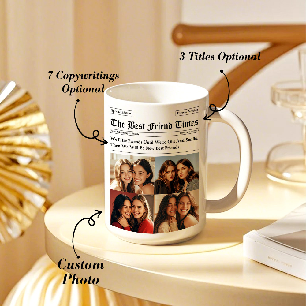 Personalized The Besties Times Mug Friendship Photo Mug Gifts for BFF-Blongser
