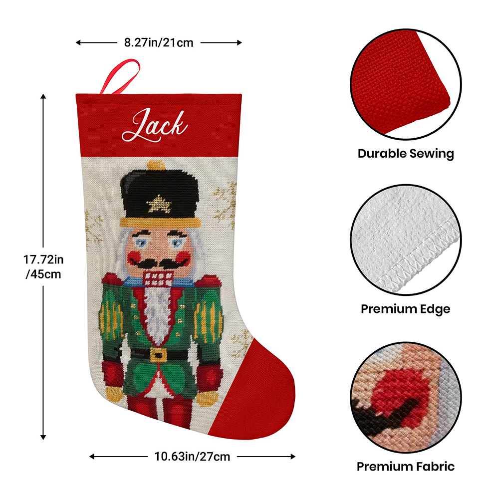 Personalized Christmas Stockings Custom Name Christmas Stocking-Blongser