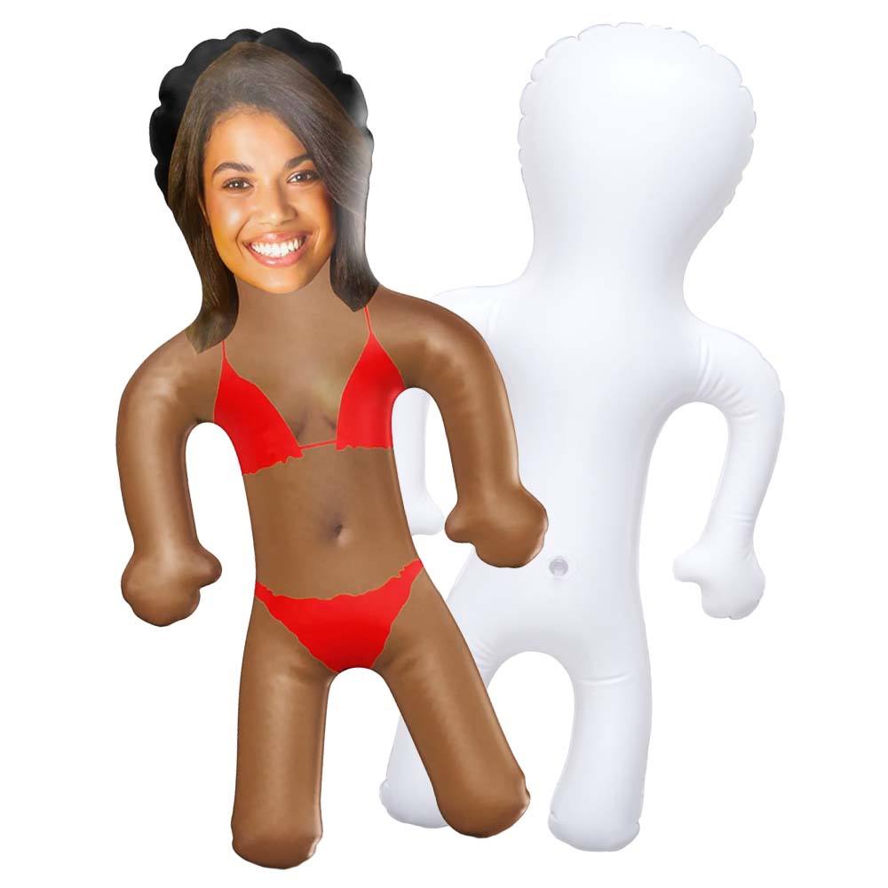 Bride Blow up Doll Custom Inflatable Hen Party Bachelor Party Favors with Custom Face Balloon Dolls with Face Inflatable Doll-Blongser