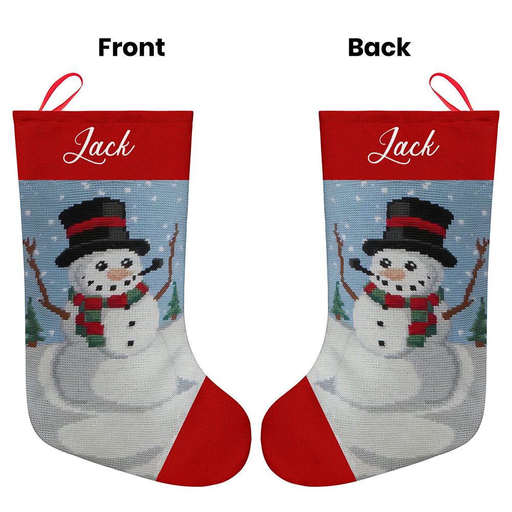 Personalized Christmas Stockings Custom Name Christmas Stocking-Blongser