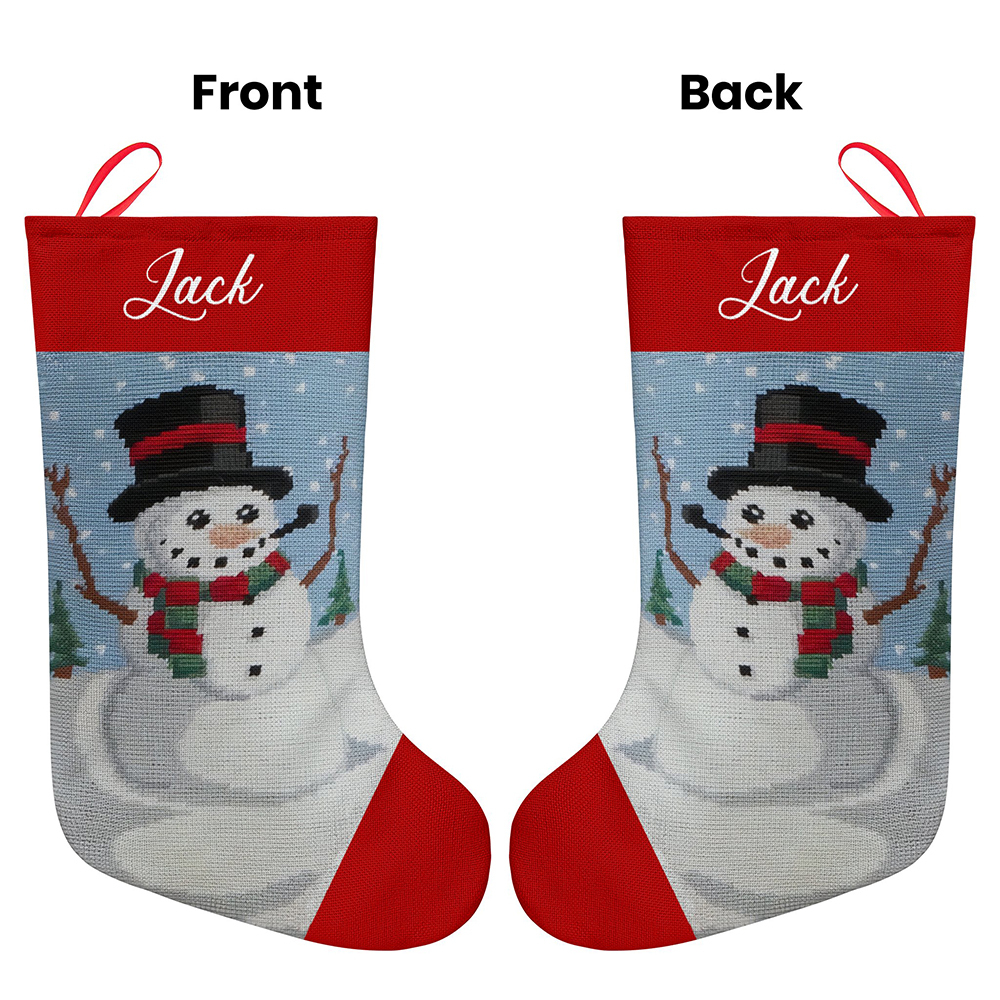 Personalized Christmas Stockings Custom Name Christmas Stocking-Blongser