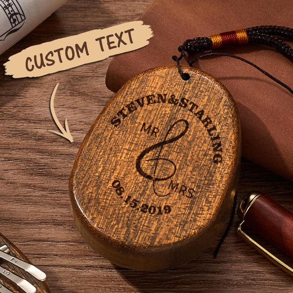 Custom 8 Keys Mini Kalimba Thumb with Name and Date-Blongser