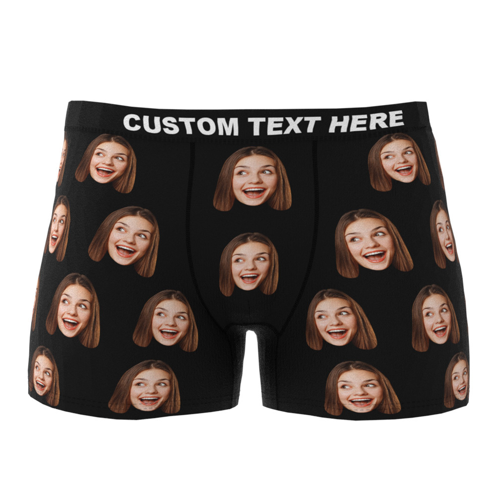 Custom Face Boxer Shorts Men's Underwear-Blongser
