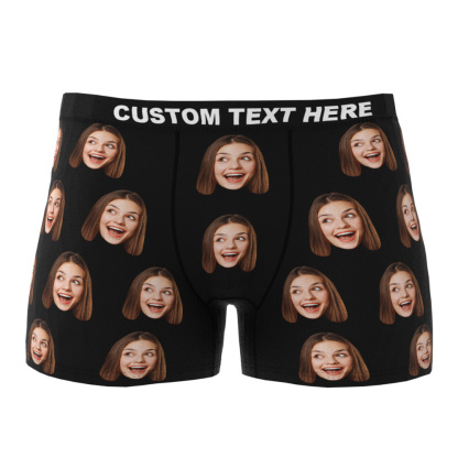 Custom Face Boxer Shorts Men's Underwear-Blongser