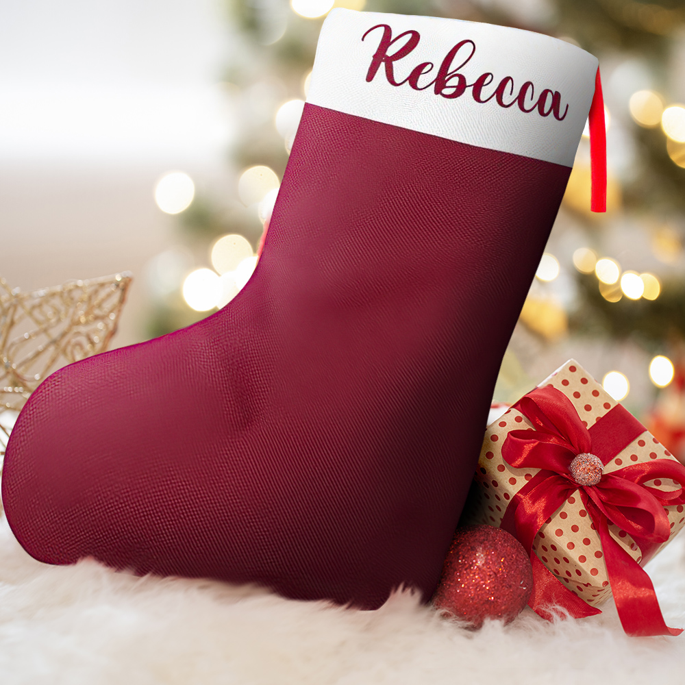Personalized Christmas Stockings Custom Name Stockings Christmas Gifts-Blongser