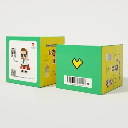 Fully Body Customizable 2 People Custom Portrait Block We Got Married-Blongser