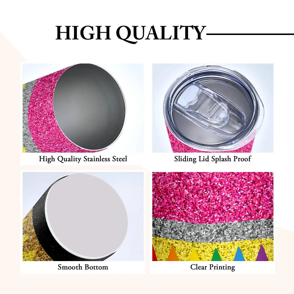 Personalized Glitter Apple 20oz Skinny Tumbler with Straw Back to School Appreciation Gift for Teacher-Blongser