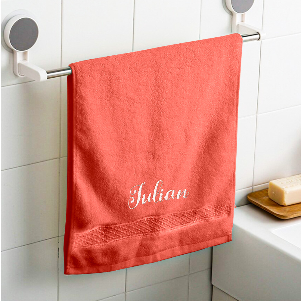 Custom Embroidered Towels Personalized Name Towel-Blongser