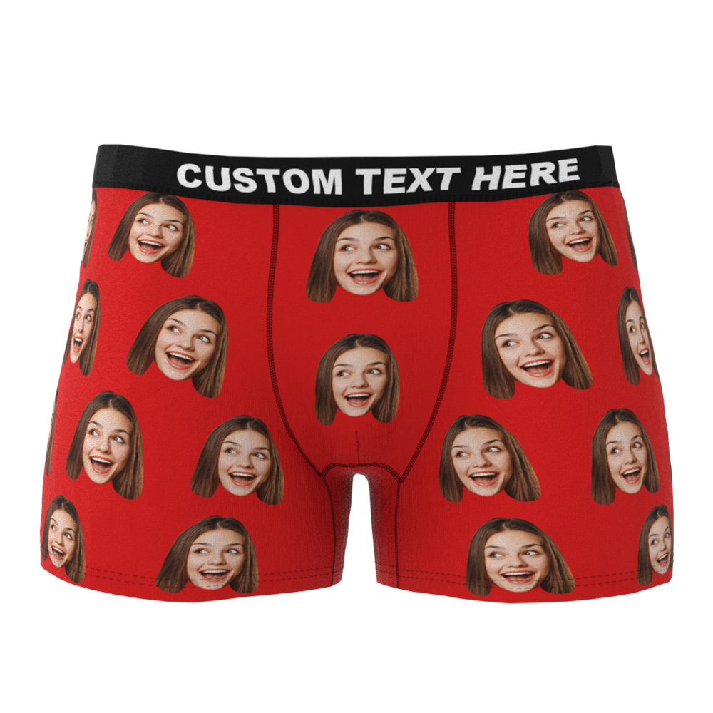 Custom Face Boxer Shorts Men's Underwear-Blongser