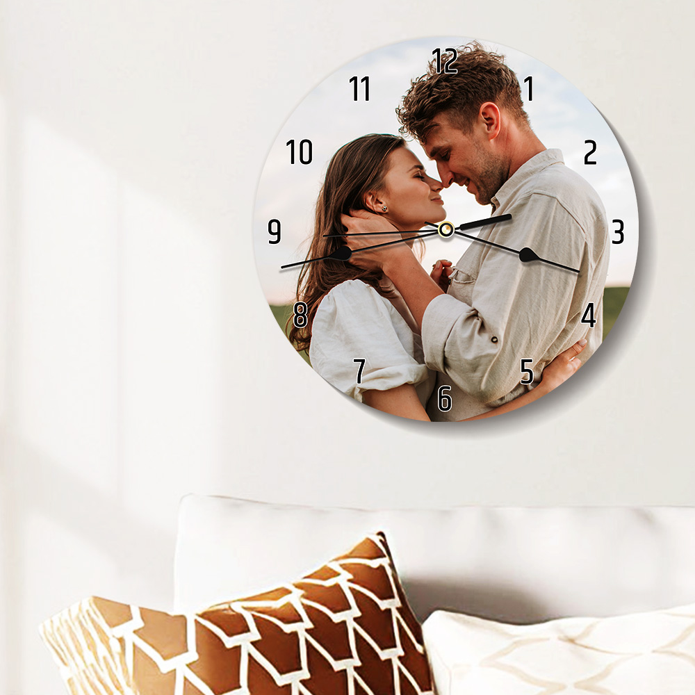 Personalized Round Wall Clock-Blongser