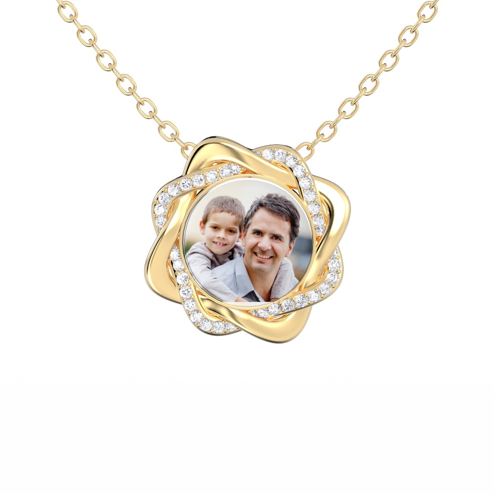 Custom Memory Necklace With Photo Romantic Gifts For Her-Blongser