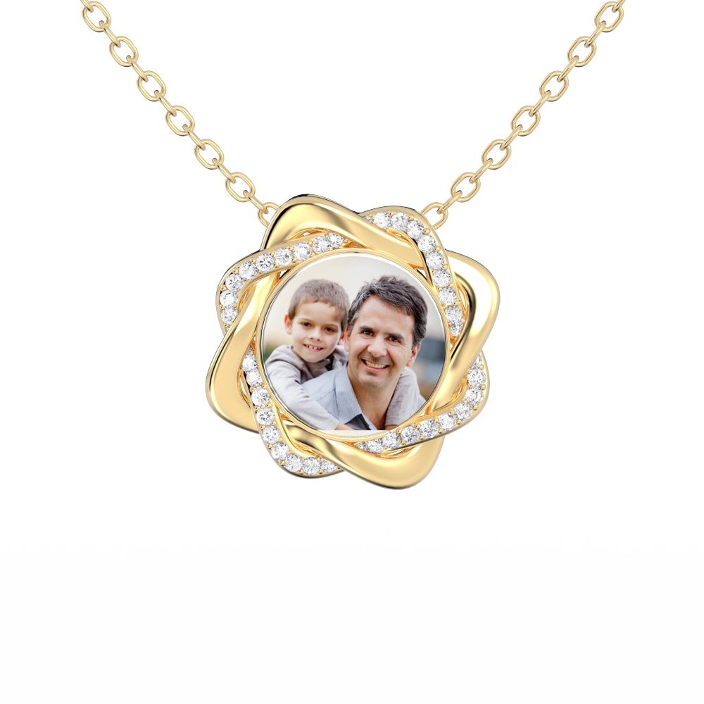 Custom Memory Necklace With Photo Romantic Gifts For Her-Blongser