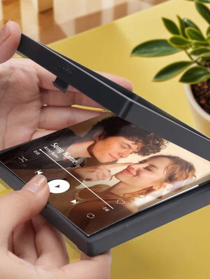 Customizable Photo Music Fridge Magnet for Personalized Gifts-Blongser