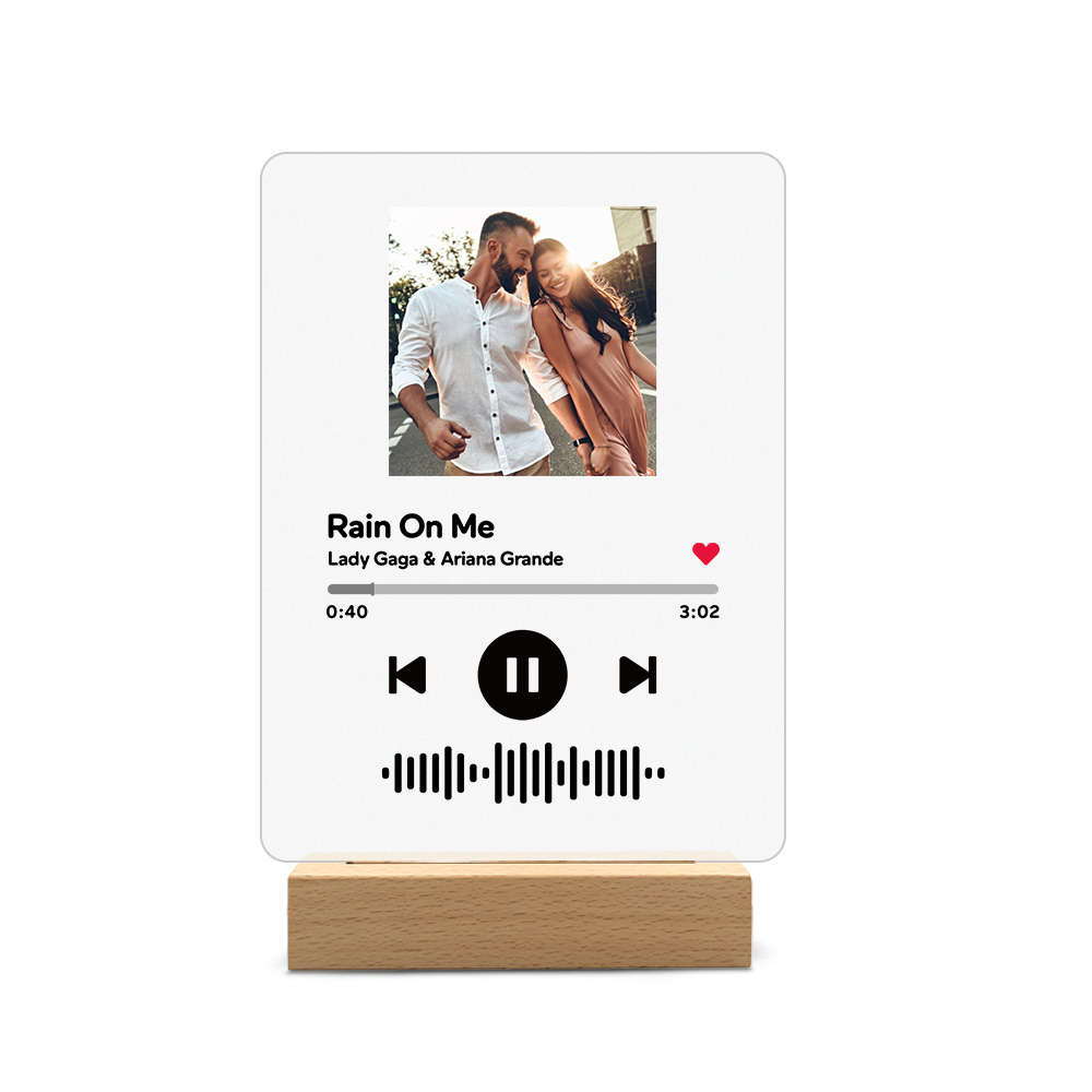 Personalized Scannable Music Code Acrylic Ornament-Blongser