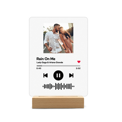 Personalized Scannable Music Code Acrylic Ornament-Blongser