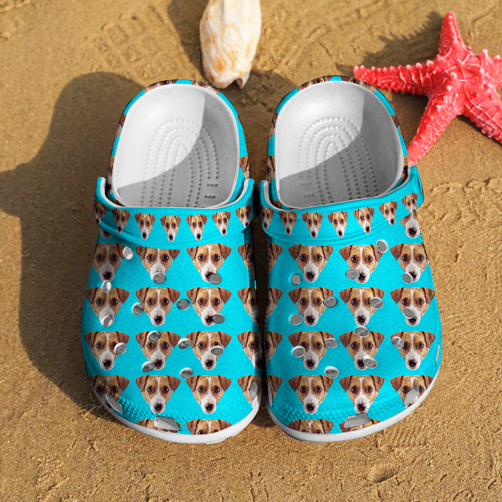Personalized Funny Clog with Pet Face Clogs Slipper Birthday Gift for Pet Lover-Blongser