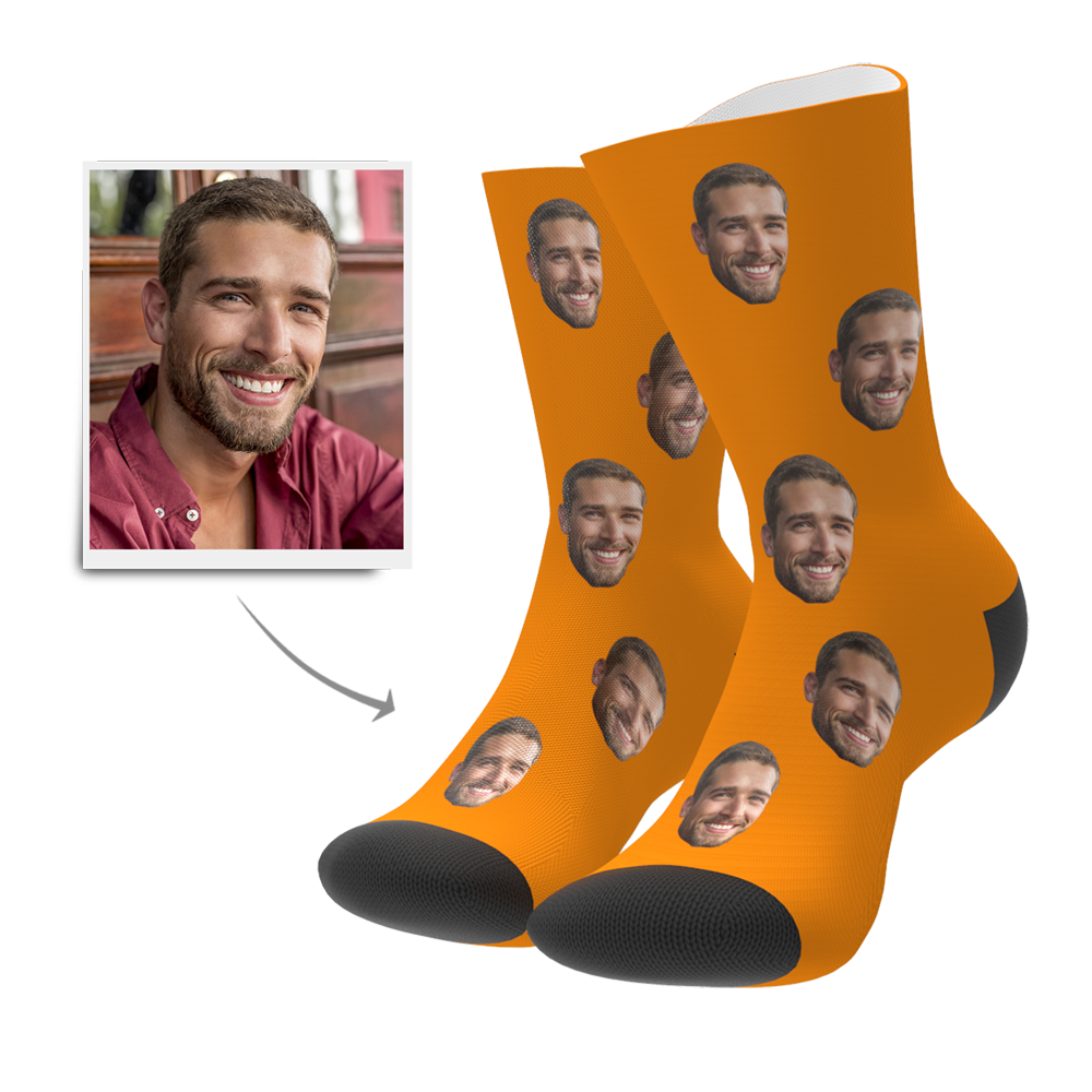 Custom Face Socks Personalized Photo Sock-Blongser