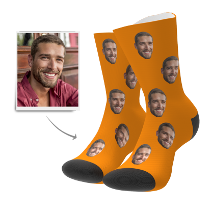 Custom Face Socks Personalized Photo Sock-Blongser