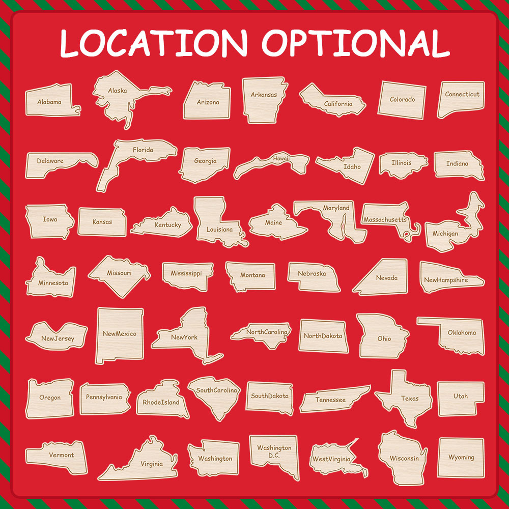 Personalized Baby's First Christmas Ornament 4D Shake Babies Ornament for New Baby Gift-Blongser