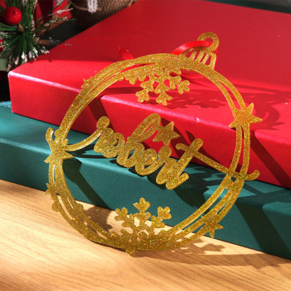 Custom Christmas Ornament with Name Holiday Christmas Tree Decorations Gift-Blongser