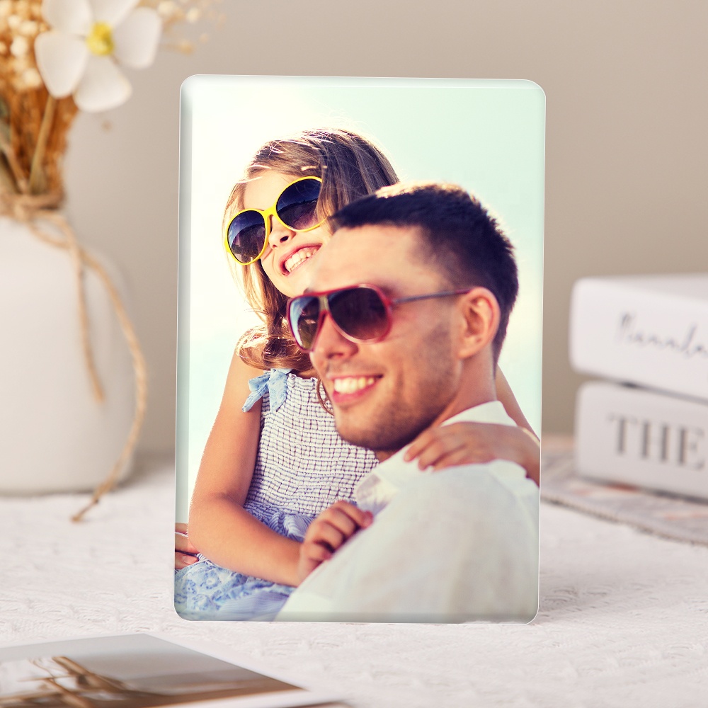 Custom Acrylic Block Photo Frame Desktop Picture Frame Plaque-Blongser