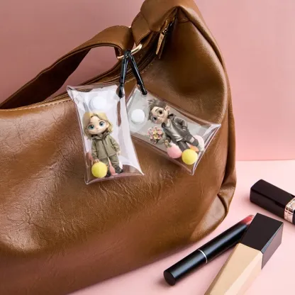 Production Time: 20 Business Days Custom 2 People 3D Mini Figure From Your Photo Personalized Toy Figure Gifts For Couple-Blongser