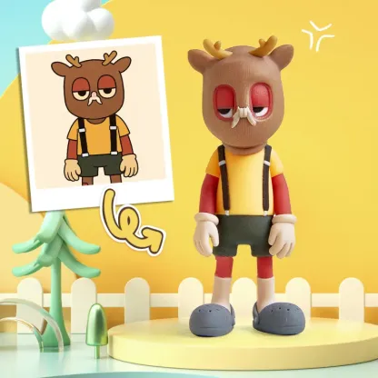 Production Time: 20 Business Days Custom 2 People 3D Mini Figure From Your Photo Personalized Toy Figure Gifts For Couple-Blongser