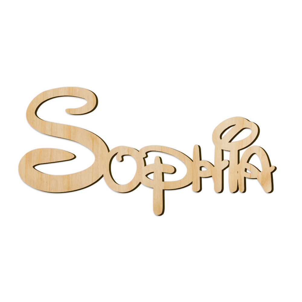 Custom Wooden Name Sign Baby Name Letters Wall Decor-Blongser