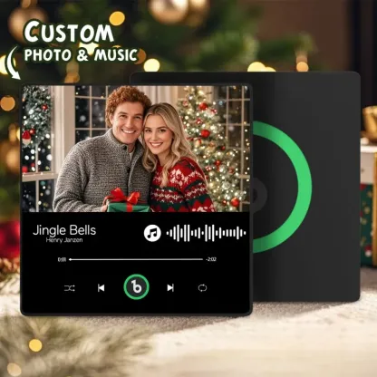 FridgeBeats Framed Custom Music Fridge Magnet Album Fridge Magnet Anniversary Gifts with Colorful Frame-Blongser