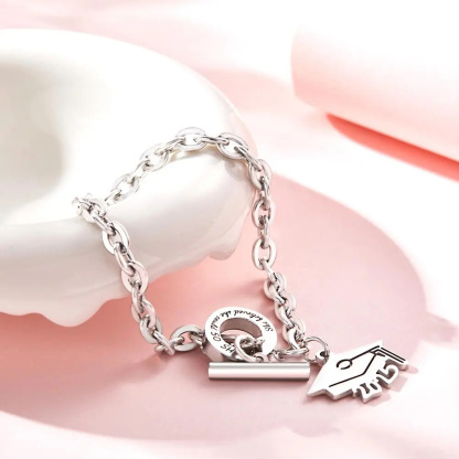 Custom Engraved Bracelet 2025 Graduation Season Commemorative Gifts-Blongser