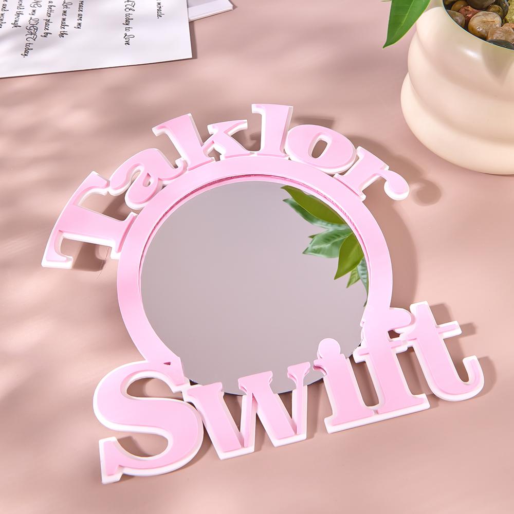 Personalized 3D Printed Mirror with Text Makeup Mirror Birthday Gift for Her-Blongser