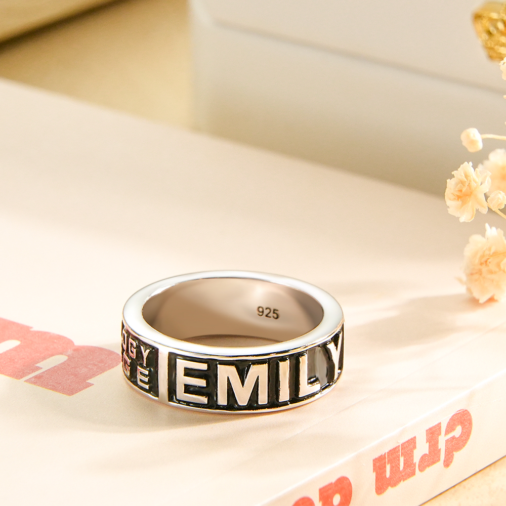 Personalized Name Custom School Name Ring – A Unique Graduation Gift-Blongser