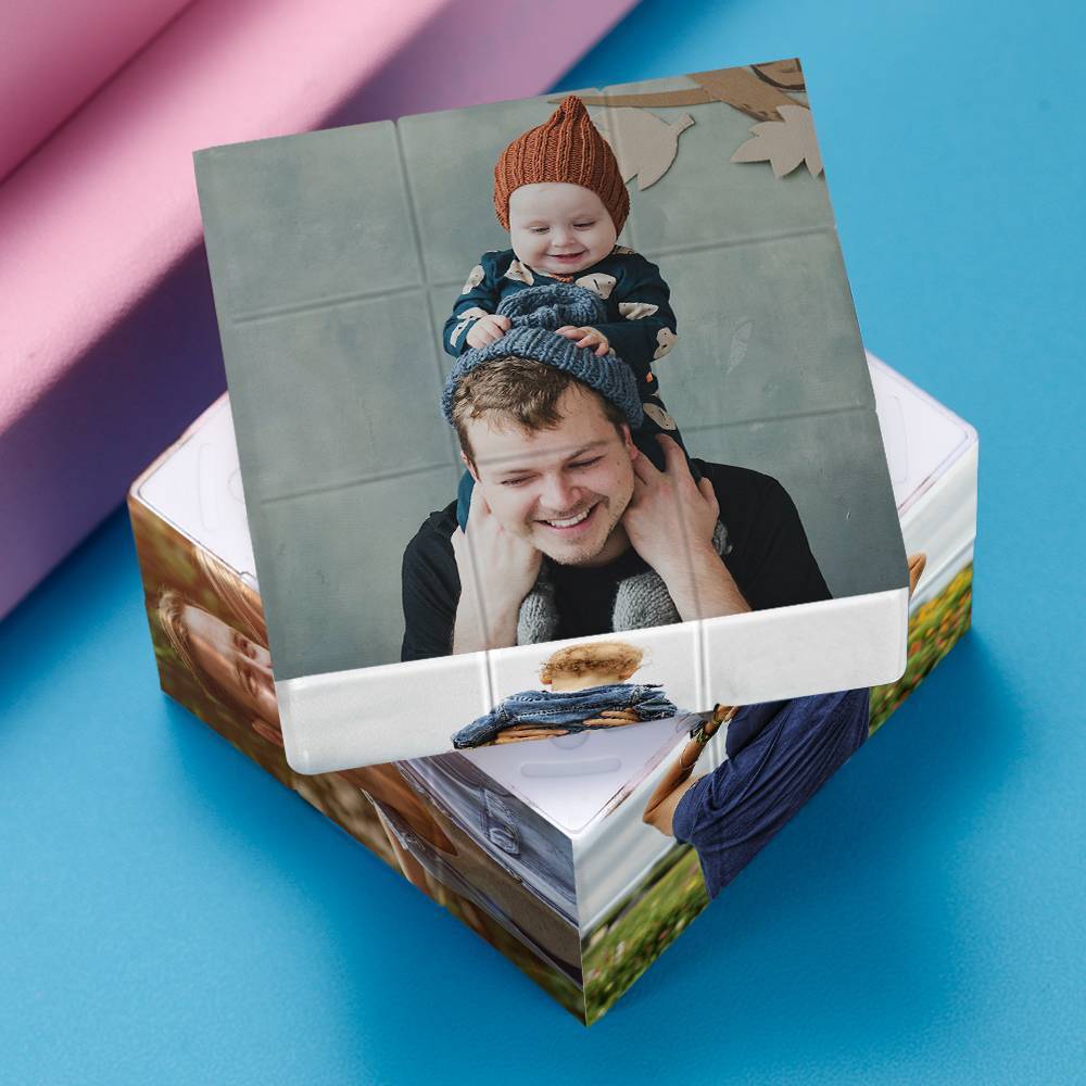 Personalised Magic Cube Picture Cube Gift For Dad-Blongser