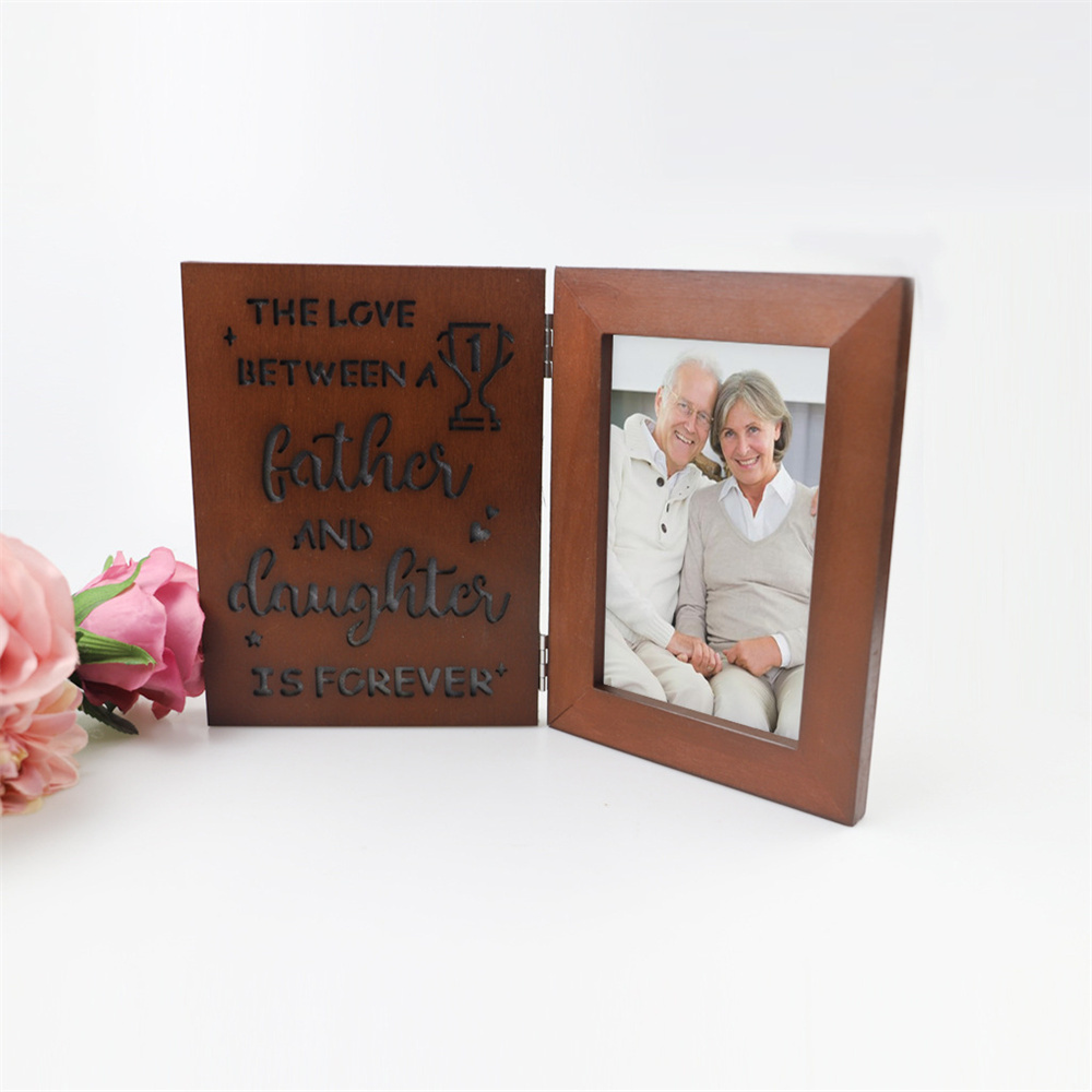 Personalized Photo Frame with Lights Gift for Father Mother Lover-Blongser