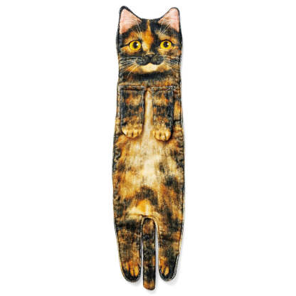 Cute Cat Decor Hanging Face Towels Soft Funny Face Towels Gift for Women Cat Lovers-Blongser