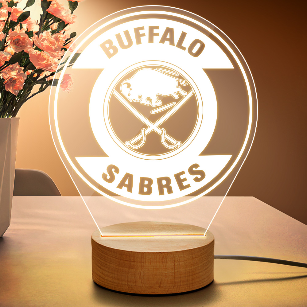 Personalized Acrylic Lamp Seven Colors Changing Night Light with Logo-Blongser