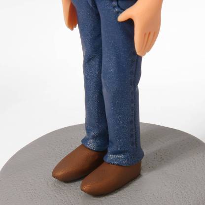 Casual Male in Jeans Custom Bobblehead With Engraved Text-Blongser