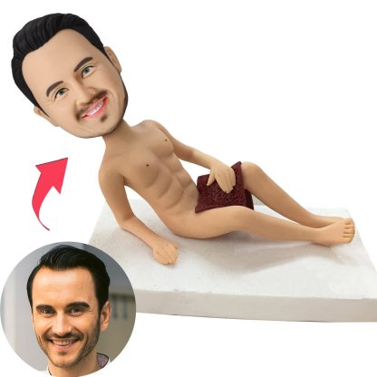 Come On Baby Custom Bobblehead With Engraved Text-Blongser