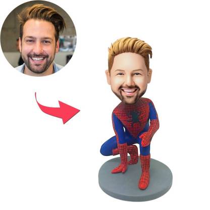 Spiderman Popular Custom Bobblehead With Engraved Text-Blongser