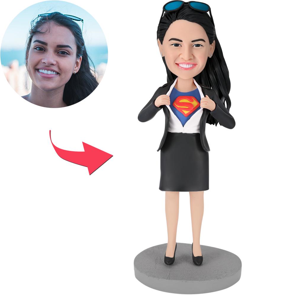 Office Superwoman - A Custom Bobblehead-Blongser