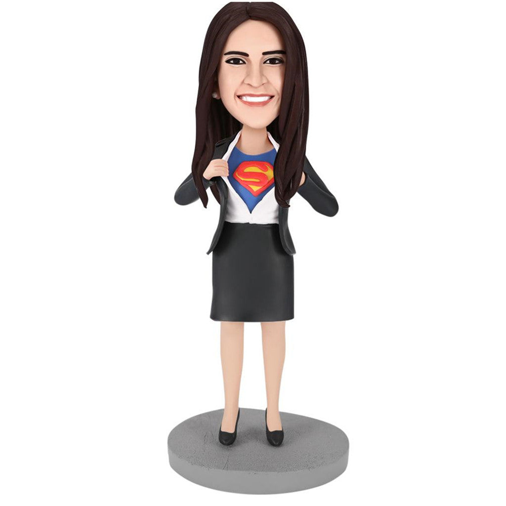 Office Superwoman - B Custom Bobblehead-Blongser