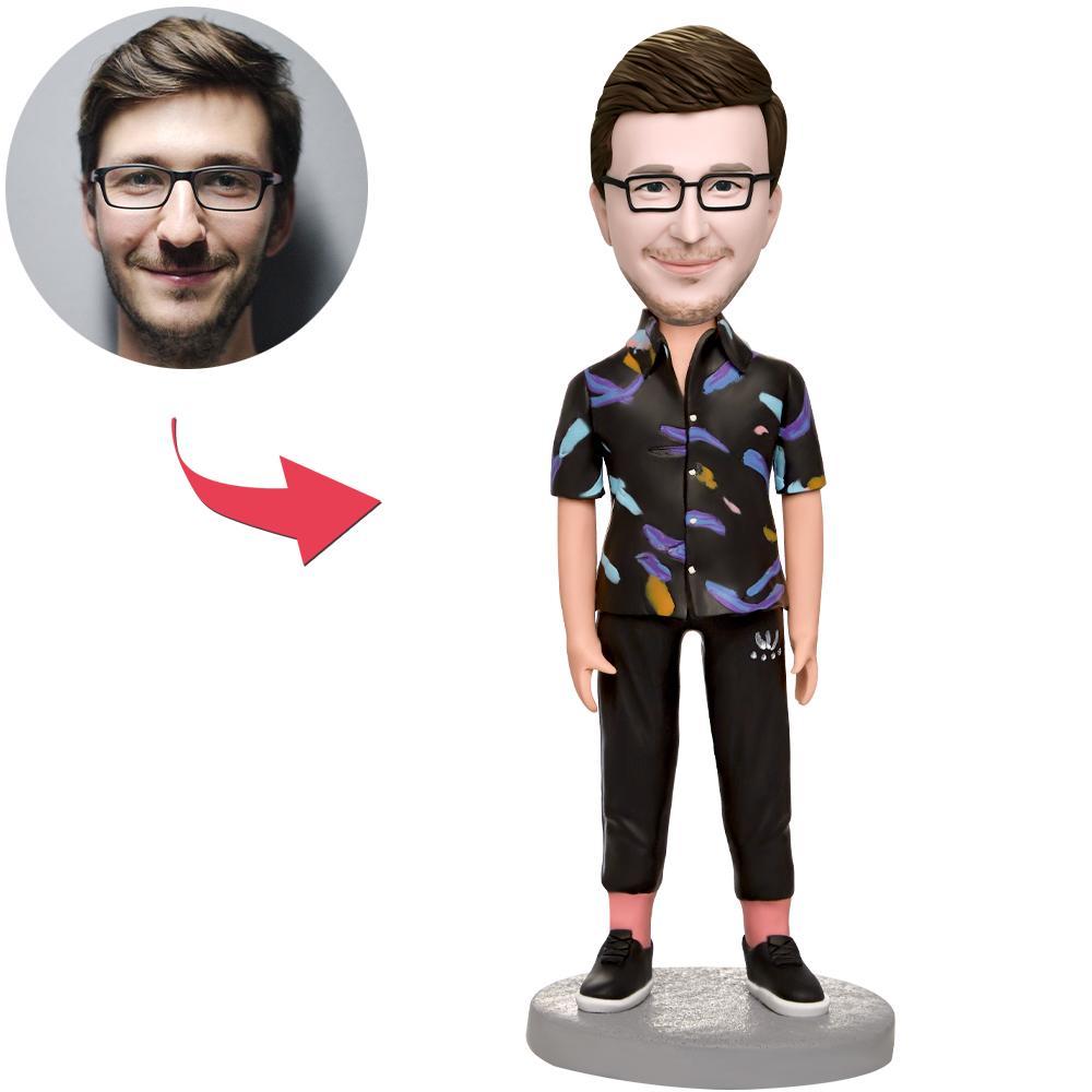 Need For Speed Man Custom Bobbleheads With Engraved Text-Blongser