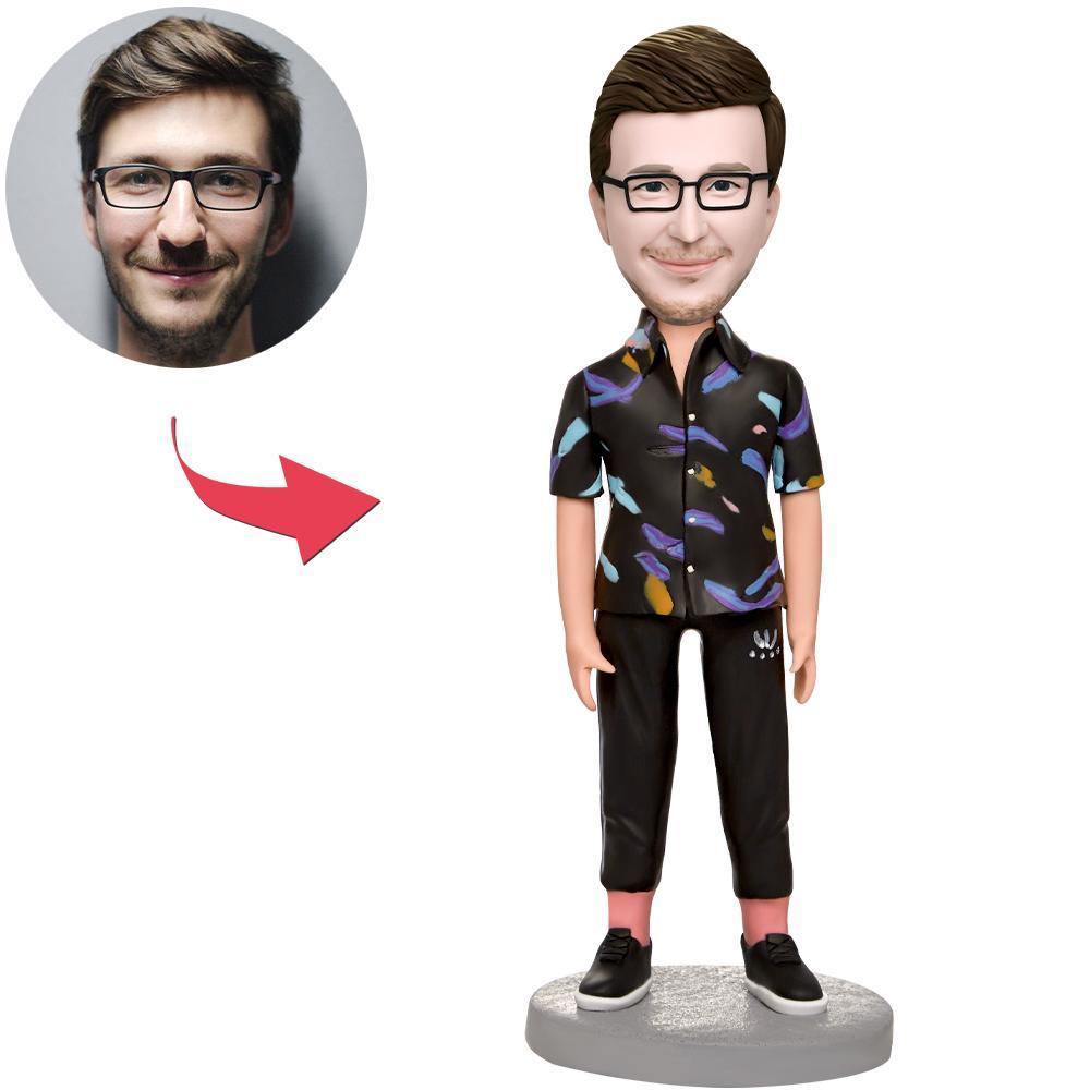 Need For Speed Man Custom Bobbleheads With Engraved Text-Blongser