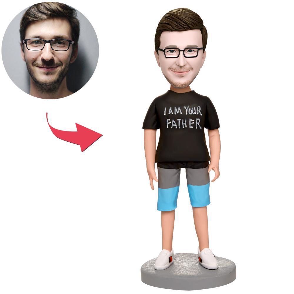 Custom I'm Your Father Bobbleheads With Engraved Text-Blongser