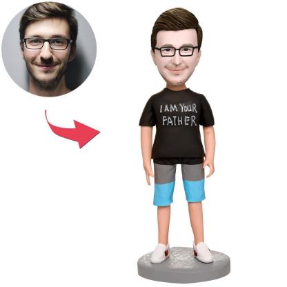 Custom I'm Your Father Bobbleheads With Engraved Text-Blongser