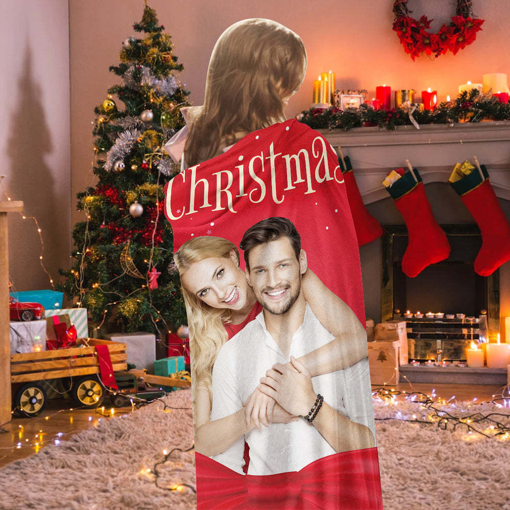 Christmas Blanket Custom Photo Blanket Personalized Christmas Gift-Blongser