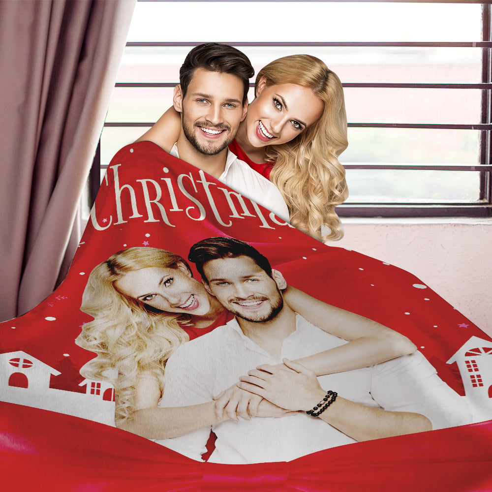Christmas Blanket Custom Photo Blanket Personalized Christmas Gift-Blongser