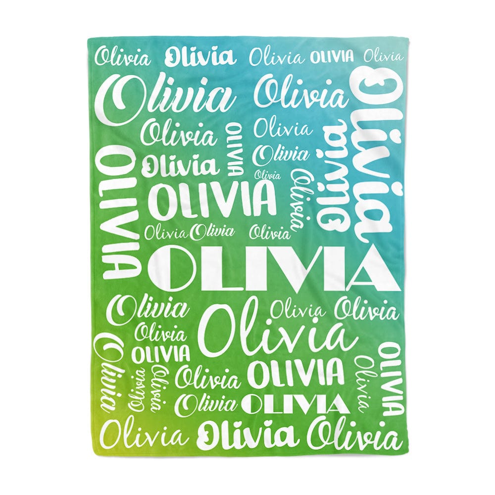 Custom Name Blanket Unique Gift for Family-Blongser