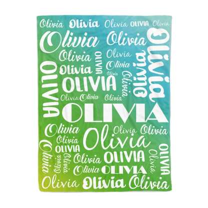 Custom Name Blanket Unique Gift for Family-Blongser
