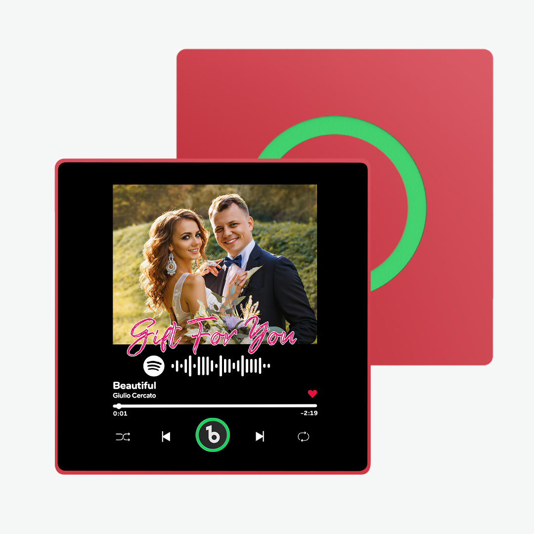 FridgeBeats Framed Custom Music & Photo Fridge Magnet FridgeBeats 4.0 Pro Supports Bluetooth Connectivity-Blongser